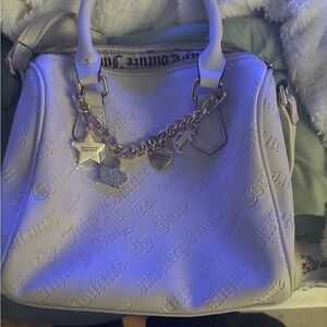 Juicy Couture Cream Handbag with Charm